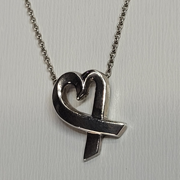 Tiffany Picasso Loving Heart Silver Necklace